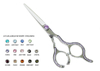 Crystal Decoration Hair Scissors (PLF-2DC57)