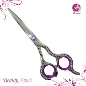 Crystal Decoration Hair Scissors (PLF-2DC57)